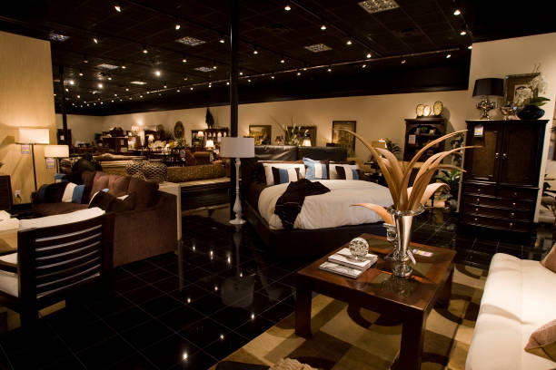 Budget furniture showroom interior