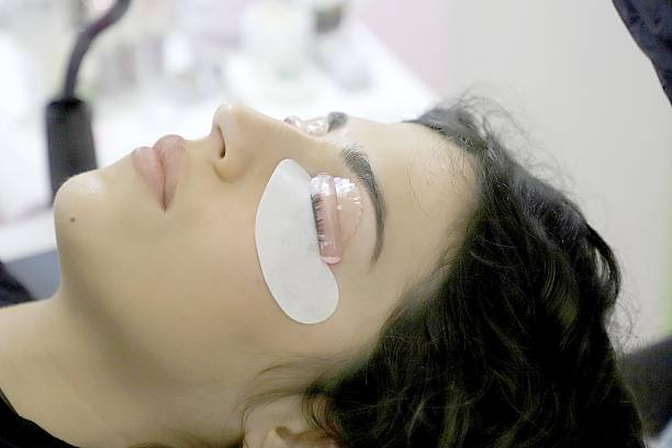 Eyebrow waxing treatment