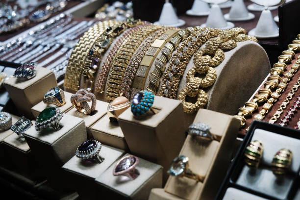 Elegant jewelry display case