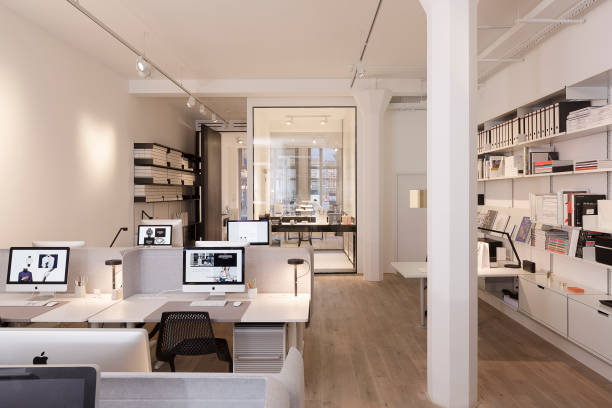 Modern furniture showroom interior