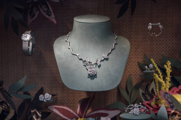 Luxury jewelry display case