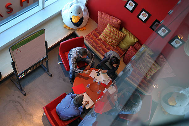 Digital marketing team brainstorming