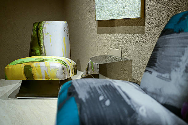 Modern living room furniture display