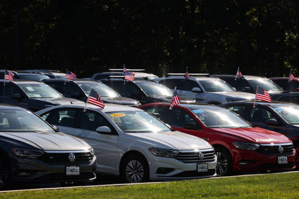 Car dealership lot