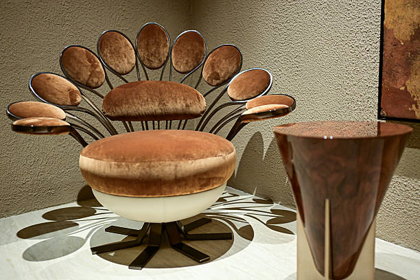 Modern living room furniture display