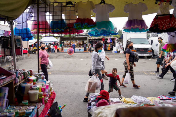 Health market shopping aisle