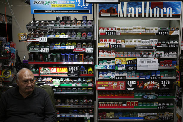 Tobacco shop counter display