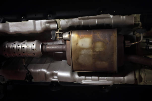 Car undercarriage oil change