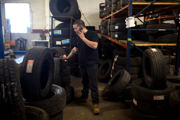 Tire shop customer service