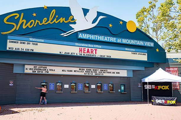 Concert venue marquee