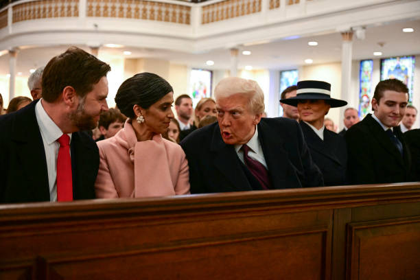 Congregation in church