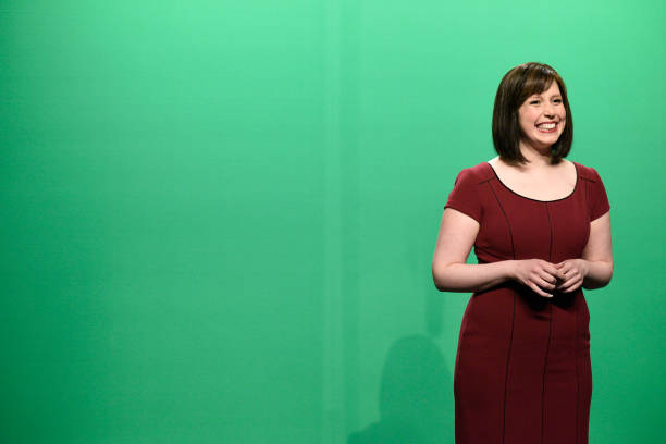 Meteorologist at green screen