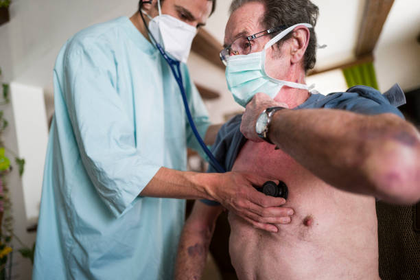 Doctor checking patient