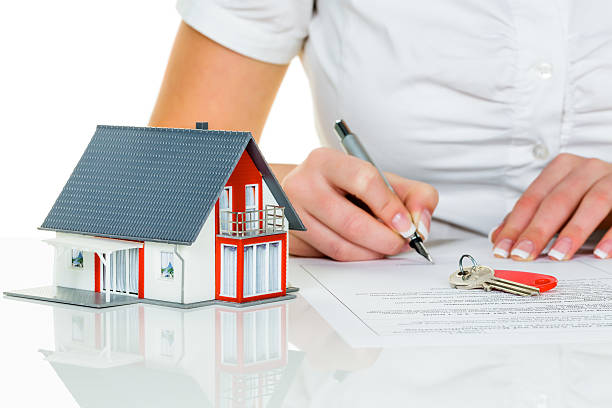 Signing property deed