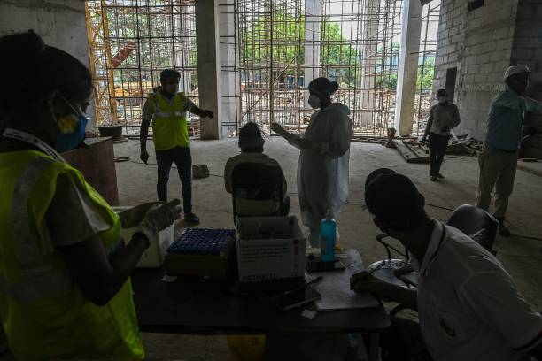 COVID testing site