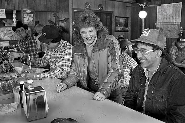 Friends at local diner