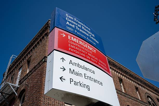 Hospital wayfinding signs