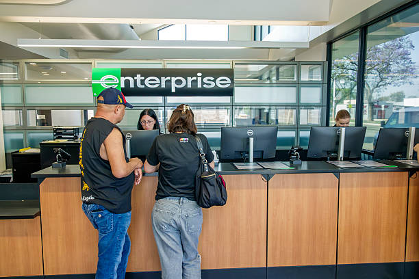 Car rental counter