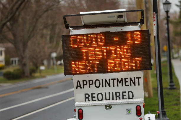 Drive-thru COVID testing