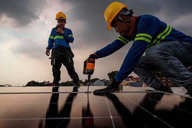 Rooftop solar installation