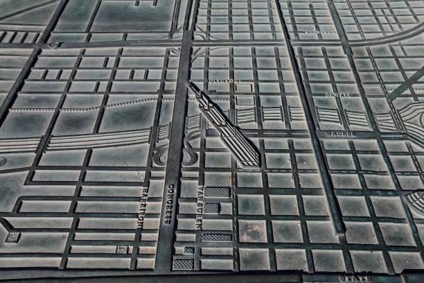 City map closeup